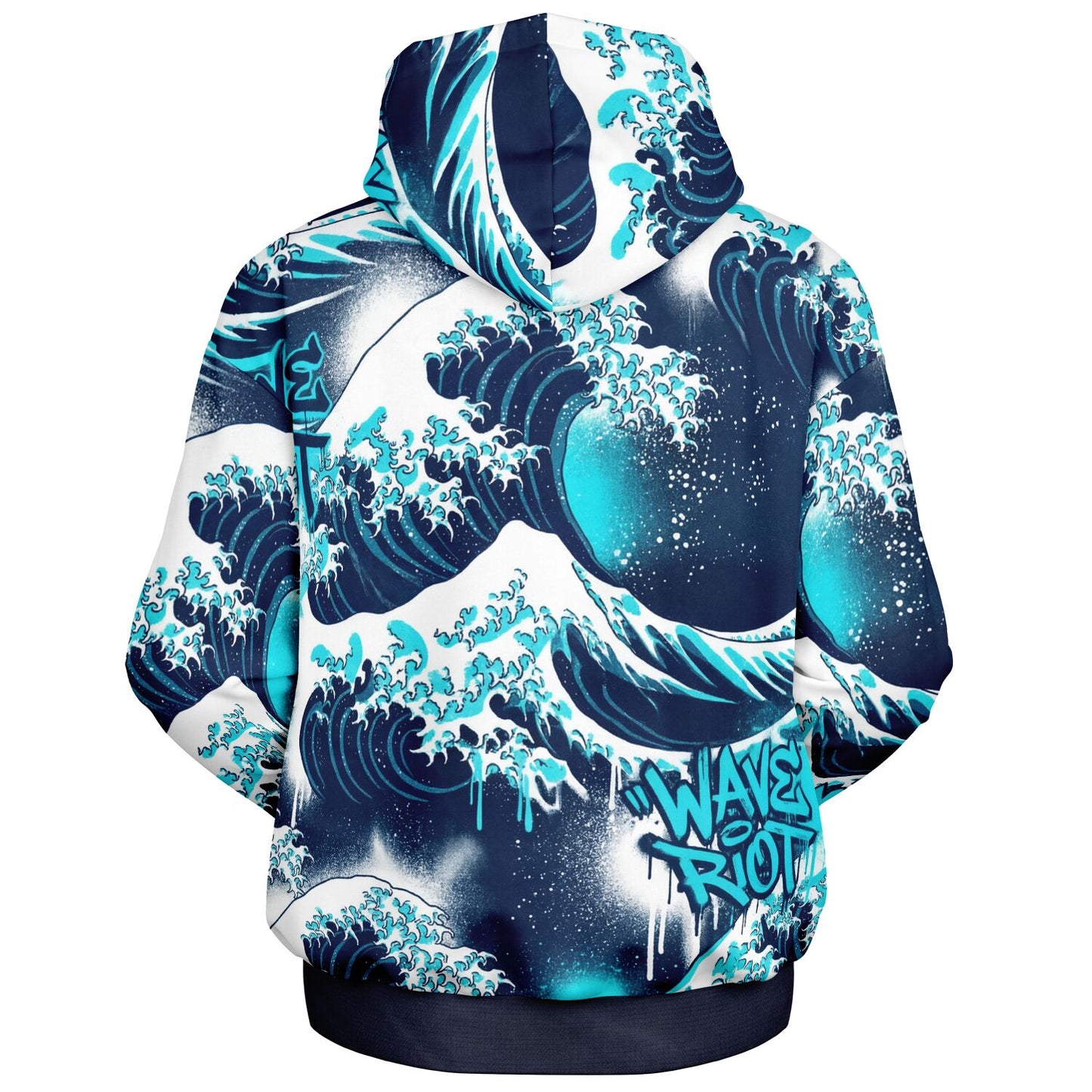 The Great Wave - Japanese Ukiyo-e Graphic Hoodie