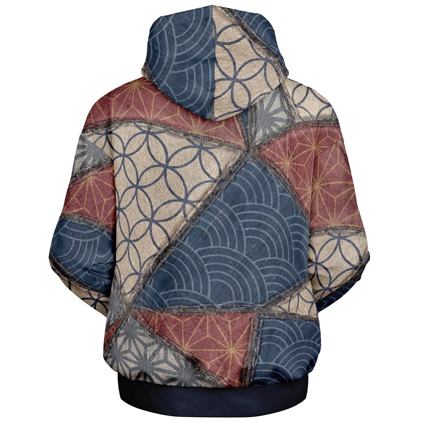 UROKO Patchwork - Traditional Japanese Graphic Hoodie