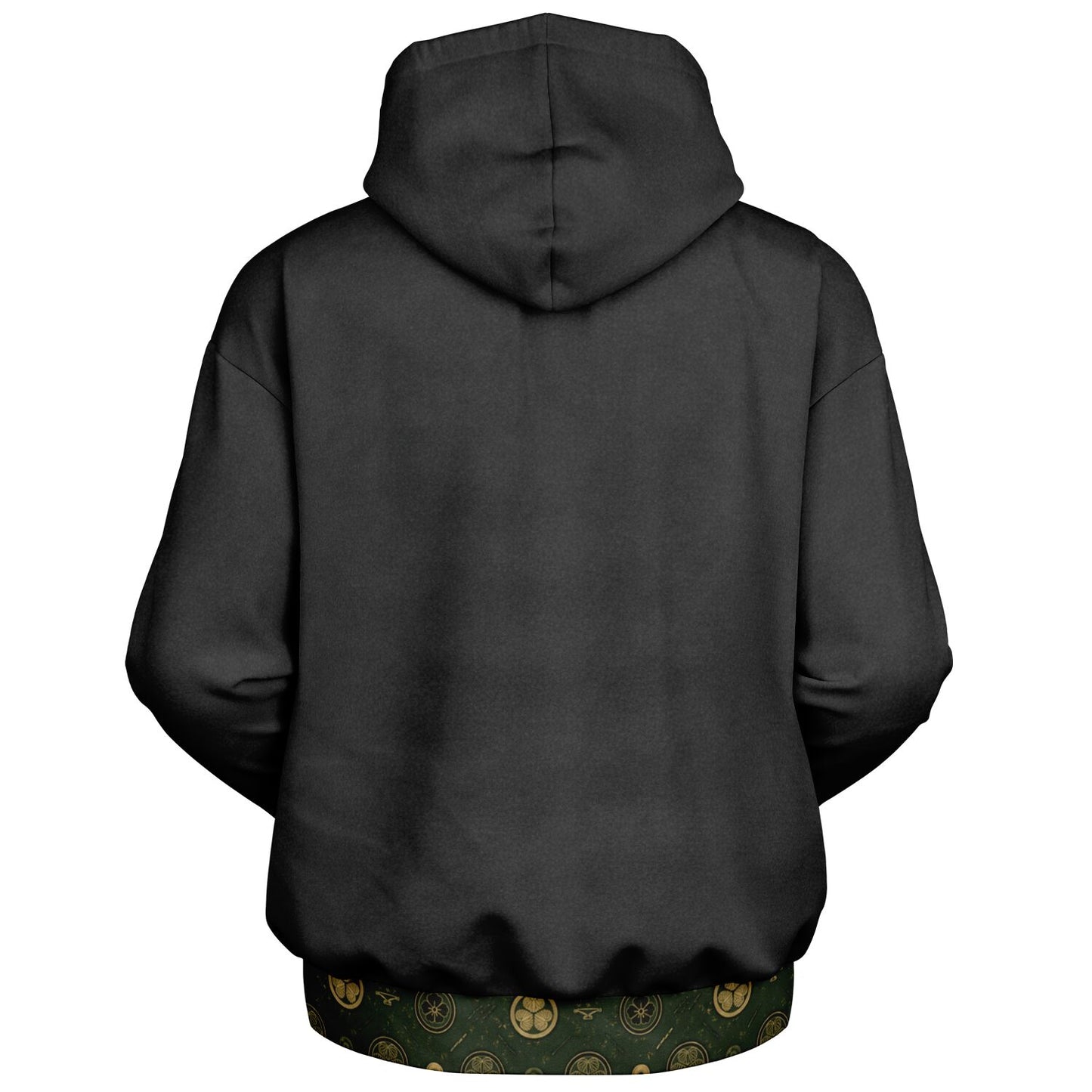 KAMON Monogram - Japanese Heritage Minimalist Hoodie 【Zen Black】