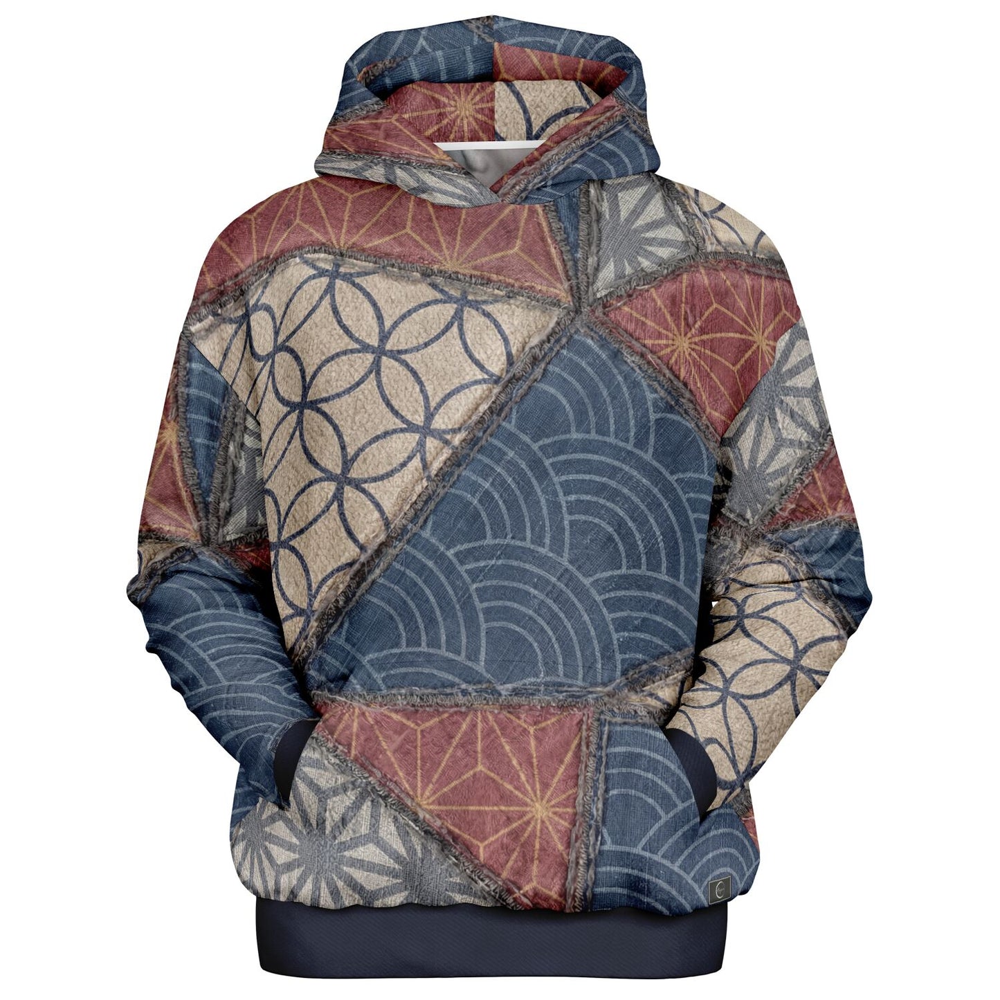UROKO Patchwork - Traditional Japanese Graphic Hoodie