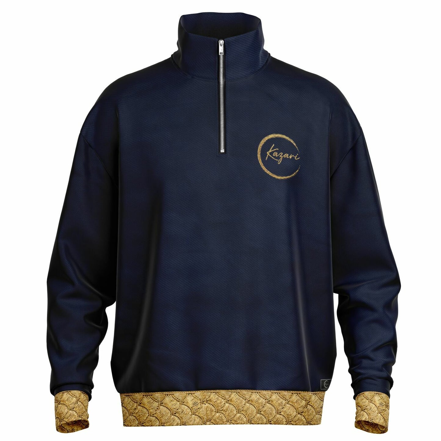 Dragon Ascent - Japanese Graphic Quarter-Zip Sweatshirt